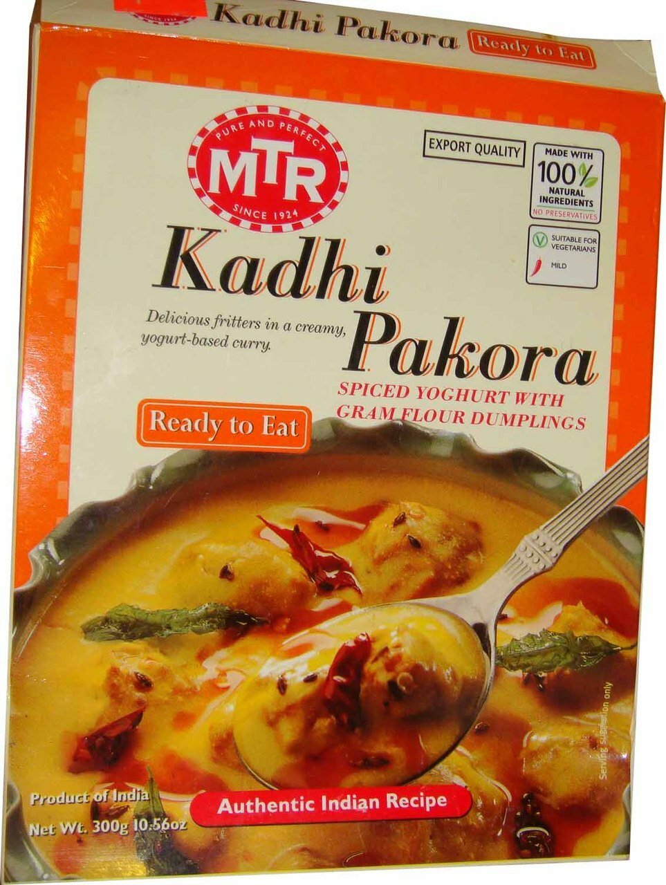 MTR Kadhi Pakora Spiced Yoghurt With Gram Flour Dumplings 300 Grams