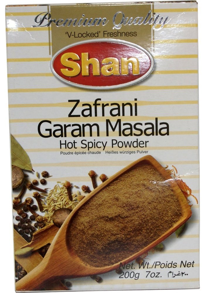 Shan Zafrani Garam Masala Hot Spicy Powder 200 Grams (7 OZ)
